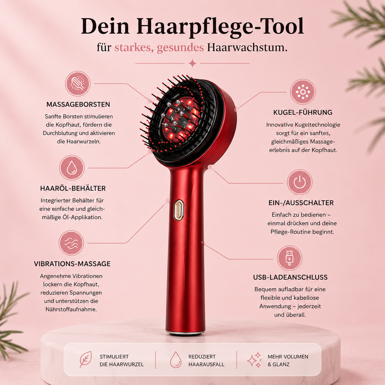 LavayaScalp - 3 in 1 Massagebürste